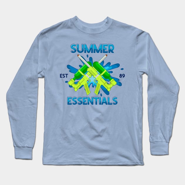 Summer Essentials Long Sleeve T-Shirt by DeepDiveThreads